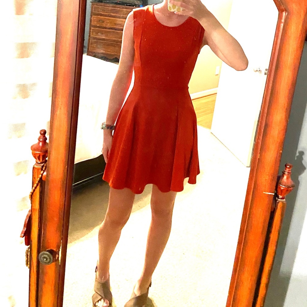 Orange forever 21 dress